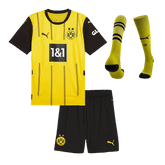 Maillot domicile Dortmund 2024/25 pour enfant (maillot, short, chaussettes)
